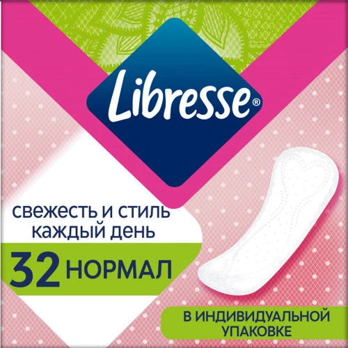 

Libresse Daily Fresh Normal Ежедневные прокладки 32 шт.