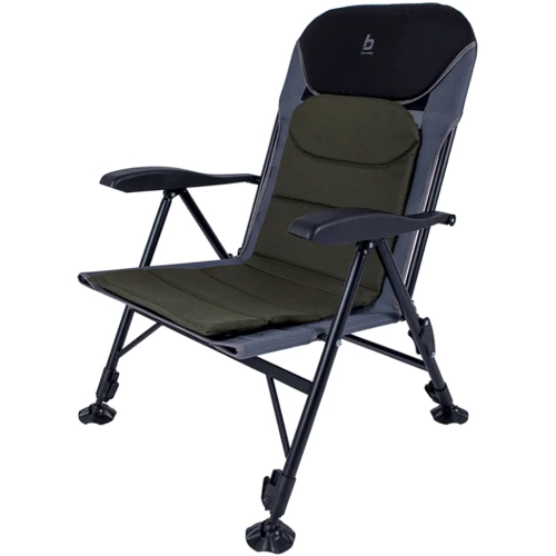 Крісло розкладне Bo-Camp Pike Black/Grey/Green (1204110): Тип Кресло раскладное