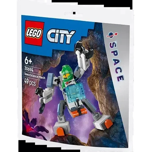 Конструктор LEGO City Космический научный робот (30694): Рекомендуемый возраст 6+