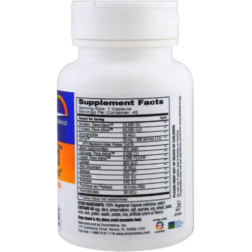 Enzymedica Digest Gold with ATPro Пищеварительные ферменты 45 капсул: Тип Пищеварительные ферменты