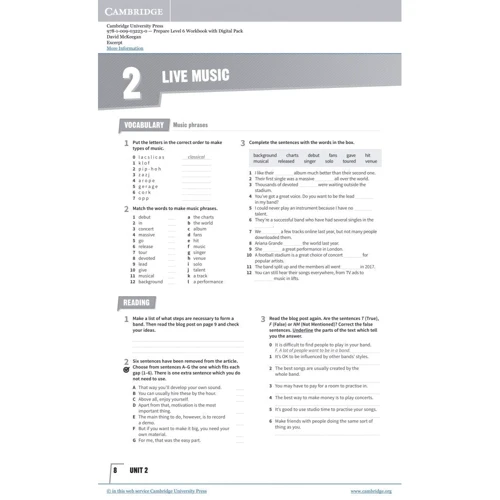 Prepare! Updated 2nd Edition 6: Workbook with Digital Pack: Кількість сторінок 84