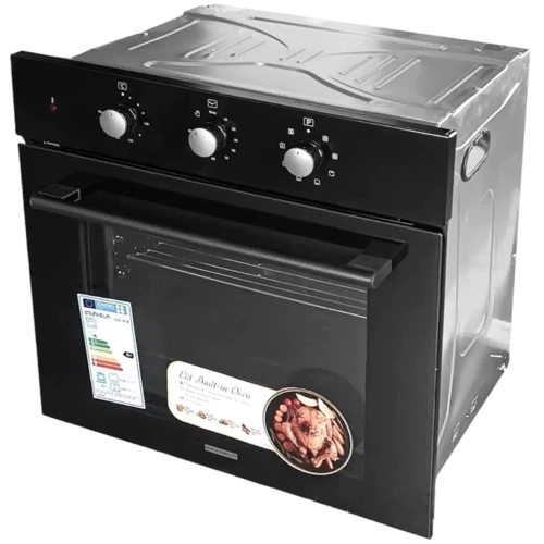 Духова шафа електрична Grunhelm GDG 190 B: Розміри 59.5х59.5х52.5 см