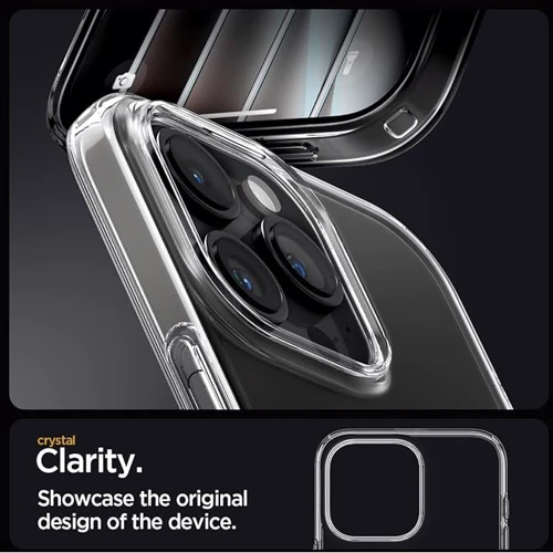 Чехол для iPhone Spigen Liquid Crystal Crystal Clear (ACS06557) for iPhone 15 Pro Max: Тип чехла накладка на заднюю часть