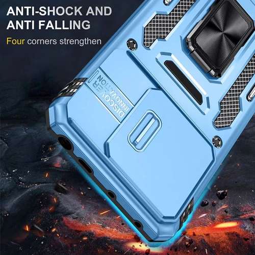 Чехол для телефонов Mobile Case Camshield Army Ring Light Blue for Xiaomi Redmi Note 13 4G фото 6