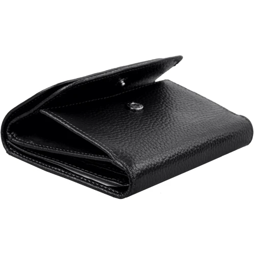 Женский кошелек Smith&Canova черный (FUL-28611-black): Формат кошелька Горизонтальный