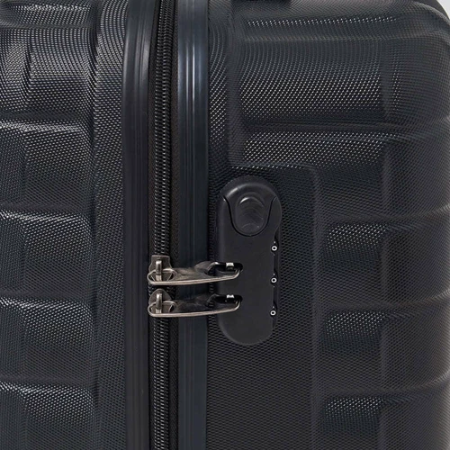 Валіза Ricco Grande M black (T15003black-M): Фактура Зернистая, Матовая