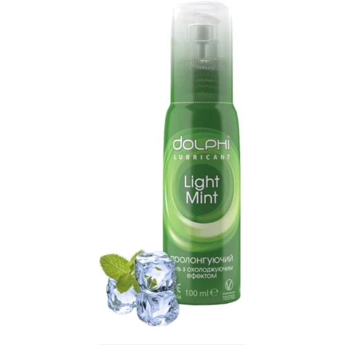 Пролонгирующий гель-смазка DOLPHI Light Mint, 100 мл (DOLPHIGel_Light_Mint)