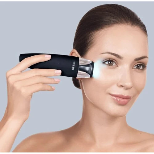 Антивозрастной LED-излучатель для восстановления кожи лица GESKE Anti-Aging Skin Renewer 9в1 black (HB0577)