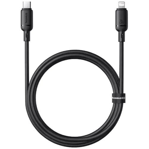 Кабель Baseus Cable USB-C to Lightning Silky Series 20W 1m Black (P10377700113-00) фото 3