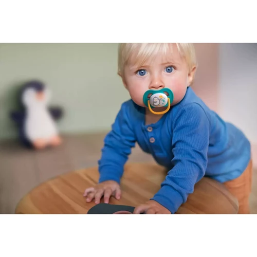 Пустушка ортодонтична Philips AVENT Ultra Air Animal для хлопчиків 6-18 міс 2 шт (SCF080/07) фото 8