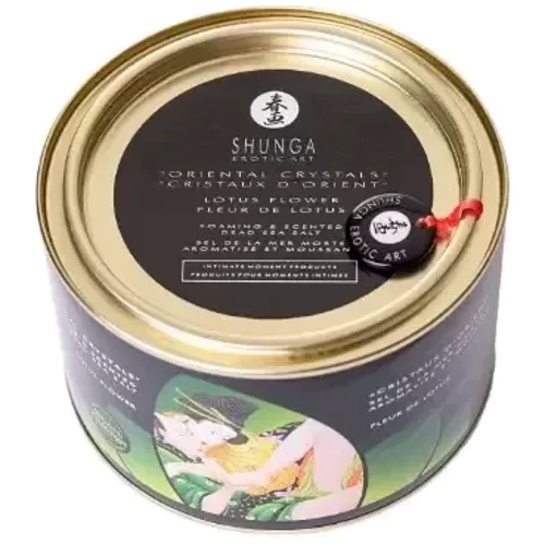 Соль для ванны Shunga Oriental Crystals Bath Salts ORGANIC - Lotus Flower (600 г) соль Мертвого моря