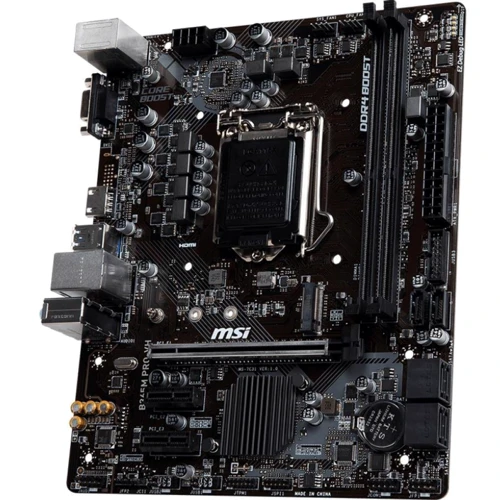 MSI B365M PRO-VH: Роз'єми на платі PCI Express x1, SATA 3.0, M.2