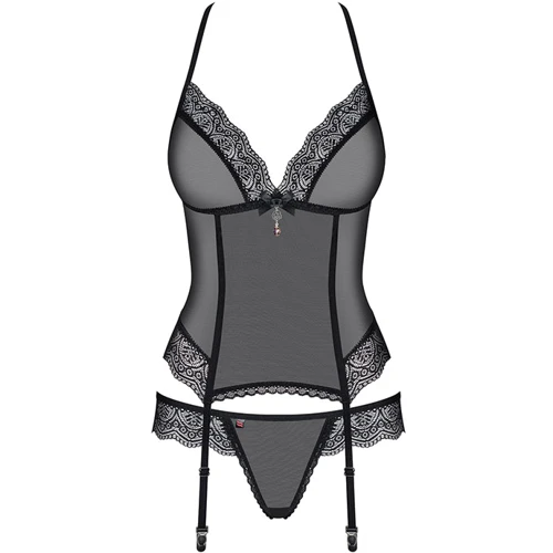 Комплект Obsessive 864-COR-1 corset, S/M