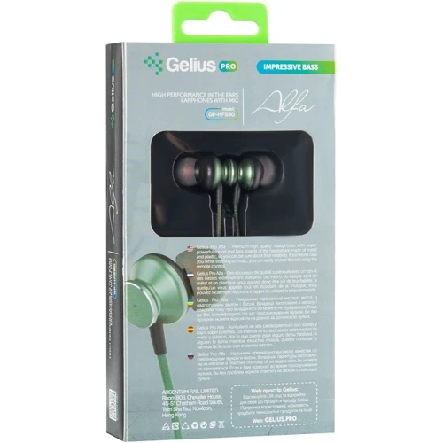 Навушники Gelius Pro GP-HF590 Alfa Green: Тип кріплення без кріплень
