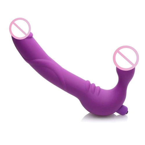 Royal Revolver Vibrating Strapless Silicone Strap On Dildo - страпон, 24.7x3.8 см
