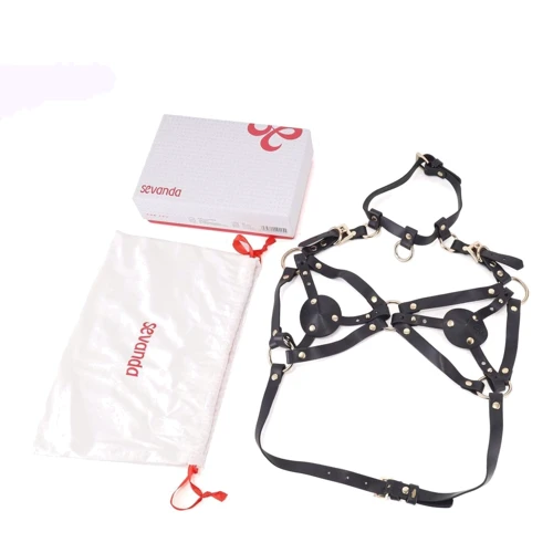 Портупея на грудь LOCKINK Sevanda Queen Chest Harness with Removable Bra