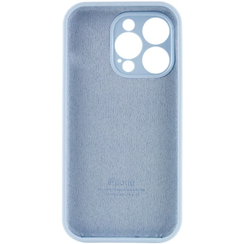 Чехол для iPhone Mobile Case Silicone Case Full Camera Protective Sweet Blue for iPhone 13 Pro Max: Тип чехла накладка на заднюю часть