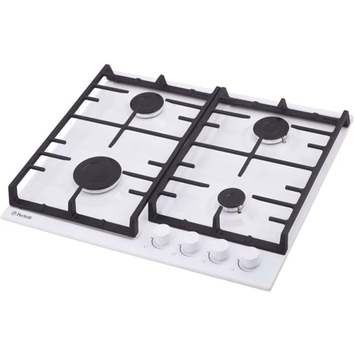 Варочная поверхность Perfelli HGM 61427 WH: Рабочая поверхность эмаль