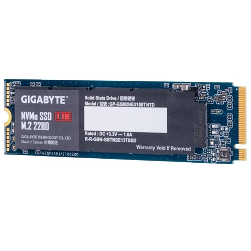 GIGABYTE M.2 PCIe 1 TB M.2 NVMe (GP-GSM2NE3100TNTD): Обсяг 1 ТБ