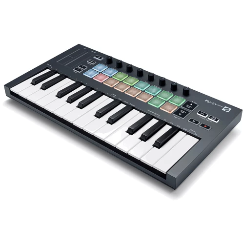 MIDI клавиатура NOVATION FLkey Mini: Разъёмы и интерфейсы USB, MIDI in/out