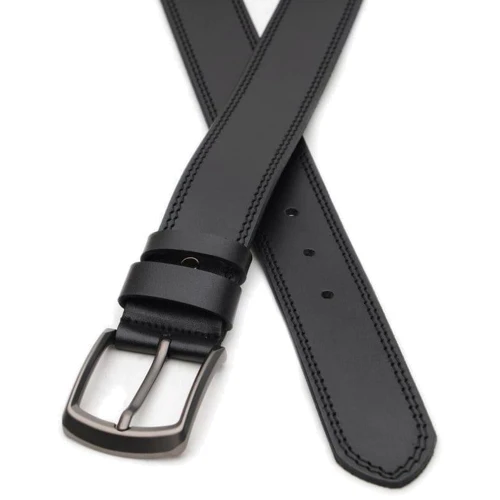 Мужской ремень Borsa Leather черный (V1125GX20-black): Пол Мужской