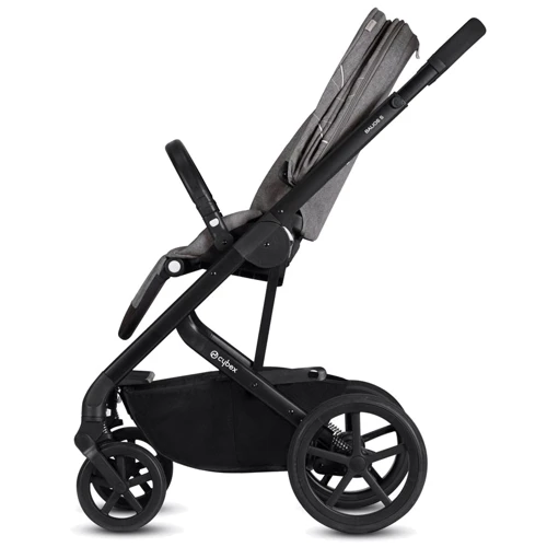 Прогулочная коляска Cybex Balios S Lux Magnolia Pink purple, с бампером, фуксия (520001185): Материал колес EVA
