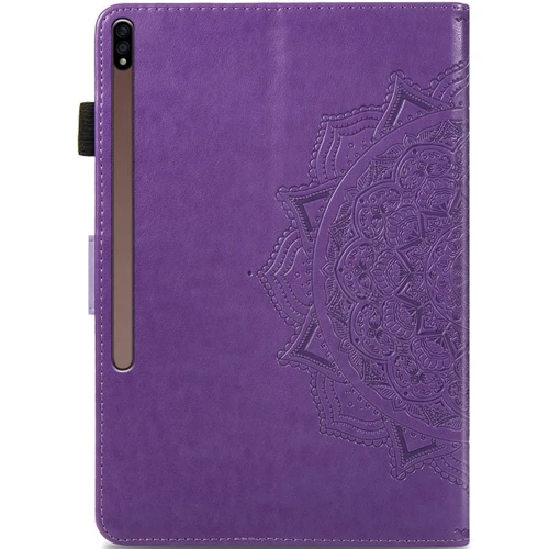 Аксесуар для планшетних ПК Mobile Case Book Cover Art Leather Lilac для Samsung Galaxy Tab S7 Plus T970/T975: Колір фіолетовий
