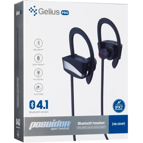 Наушники Gelius Pro Poseidon HBT-004P Black: Диапазон частот (Гц) 20 - 20 000