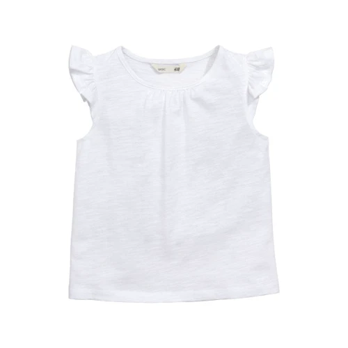Футболка H&M 311-3572733 98-104 см белая: Тип Футболки