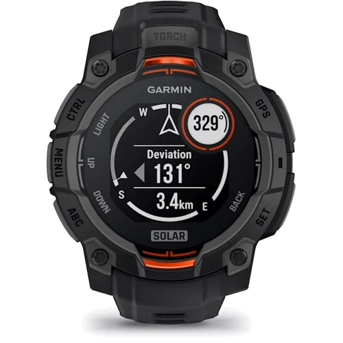 Смарт-часы Garmin Instinct 3 Solar 45mm Black with Black Band (010-02934-00) фото 10