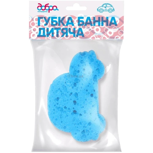 Мочалка банна Добра Господарочка машинка дитяча 130х80х40 мм (4820086521543): Виробник Добра господарочка