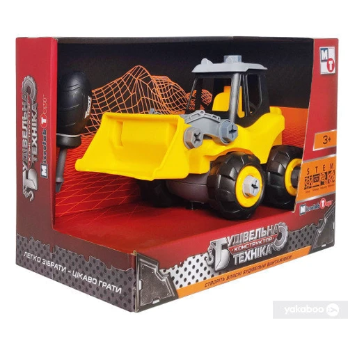 Конструктор Строительная техника - Трактор (картон) Microlab Toys (MT8910А)