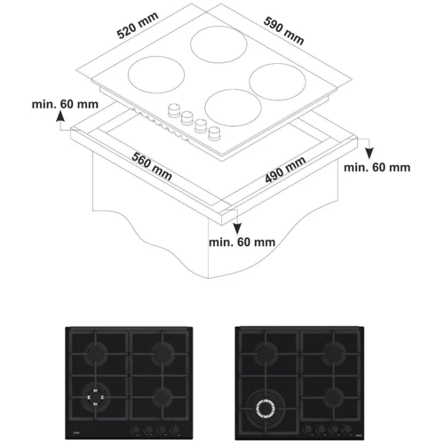 Варильна поверхня BERG HGG610B1