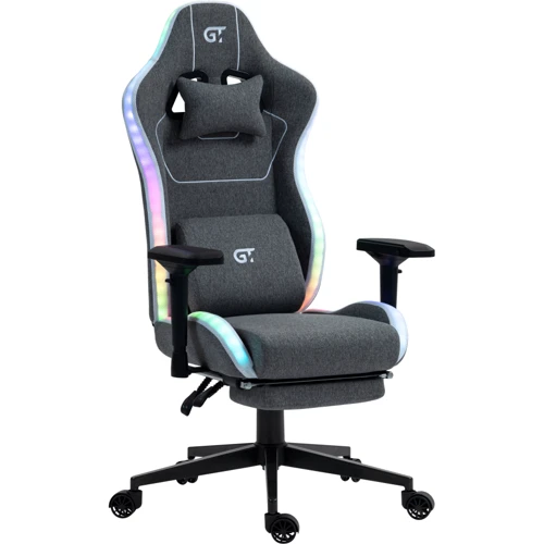 Ігрове крісло GT Racer X-2306 Fabric Gray L фото 3