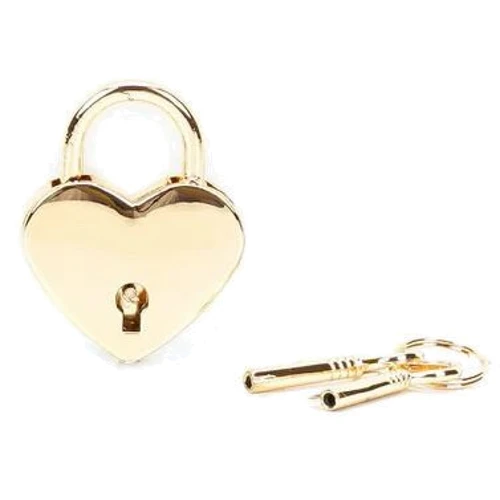 Замочек Liebe Seele Heart Shape Padlock Gold (2 шт)