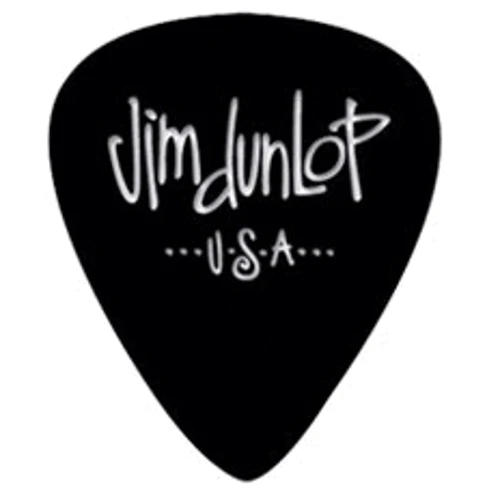 Медиатор Набор медиаторов DUNLOP 483P03HV GENUINE CELLULOID BLACK CLASSIC HEAVY: Форма медиатора Standard