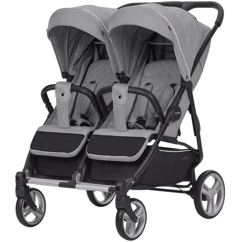 Универсальная коляска 2 в 1 для двойни Carrello Connect Rock Gray (CRL-5502/1 Rock Gray) фото 7
