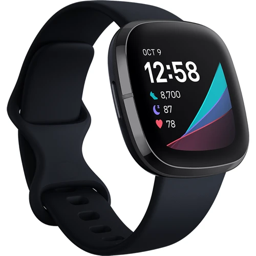 Смарт-годинник Fitbit Sense Carbon/Graphite Stainless Steel
