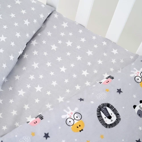 Комплект постільної білизни Twins Zoo сірий (3022-TZ-10)