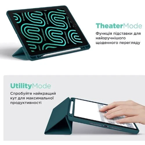 Аксессуар для планшетных ПК ArmorStandart Smart Case Fold Pen Pine Green for Xiaomi Redmi Pad Pro / Poco Pad (ARM81433) фото 6
