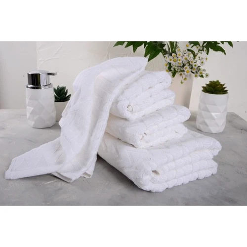 Полотенце Soho Geometry White 70х140 см (6853515): Размер, см 70x140