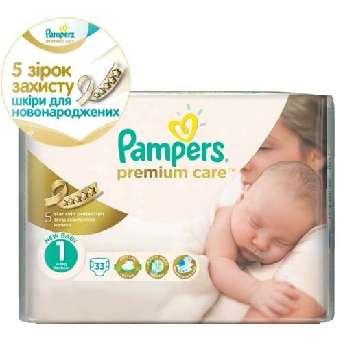 PAMPERS Premium Care Newborn 33 шт.