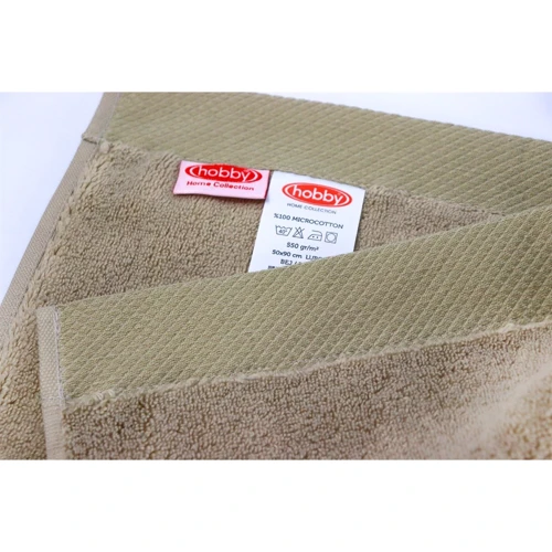 Полотенце HOBBY Lubow Microcotton бежевый 70х140см (332430) фото 4