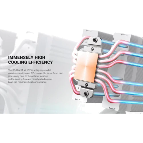 Кулер ID-COOLING SE-206-XT White фото 9