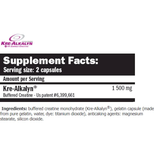 Креатин Amix Kre-Alkalyn 120 caps / 60 servings: Пол Унисекс