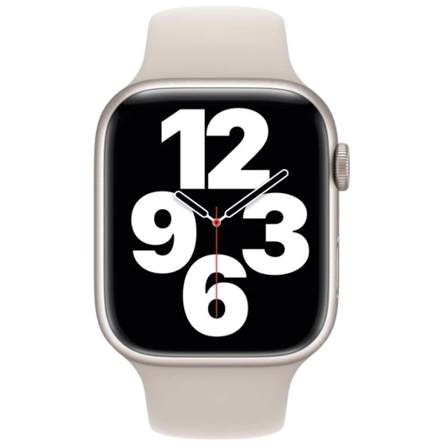 Аксессуар для Watch Apple Sport Band M/L Starlight (MT3K3) for Apple Watch 42/44/45/49mm: Совместимость Apple Watch 49mm, Apple Watch 45mm, Apple Watch 44mm, Apple Watch 42mm
