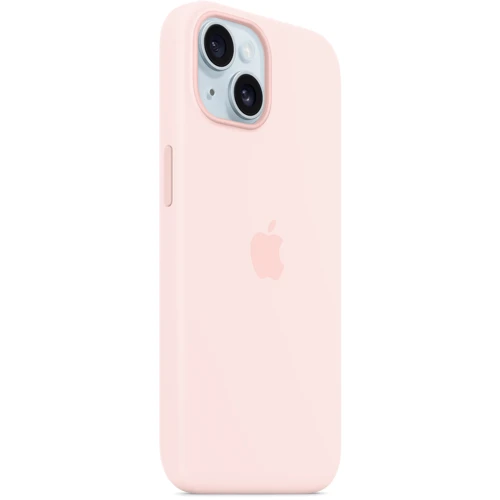 Чехол для iPhone Apple iPhone 15 Silicone Case with MagSafe - Light Pink (MXPH3ZM/A) фото 5