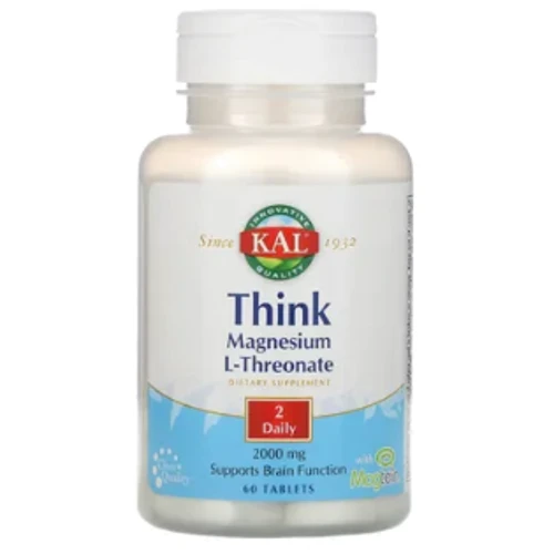 KAL Magnesium L-Threonate 2000 mg Магний L-треонат 60 таблеток
