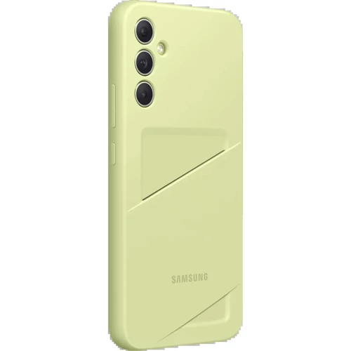 Аксессуар для смартфона Samsung Card Slot Case Lime (EF-OA346TGEGRU) for Galaxy A346 Galaxy A34 5G: Тип накладка на заднюю часть
