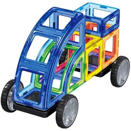 Магнитный конструктор MAGniSTAR Limo toy Транспорт 87 деталей (LT3003 ) фото 8